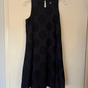 Tommy Hilfiger Dress - Sleeveless Navy polka dot shift dress